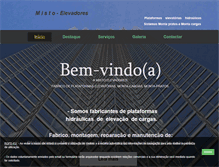 Tablet Screenshot of mistoelevadores.com